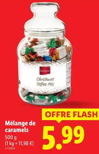 Lidl Favorina Mélange de caramels offre