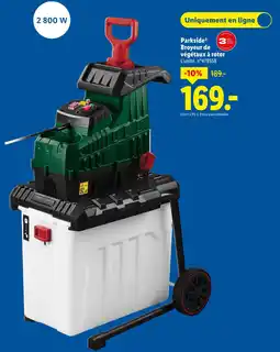 Lidl PARKSIDE Broyeur de végétaux à rotor offre