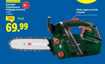 Lidl Parkside Tronçonneuse d'élagage à essence offre