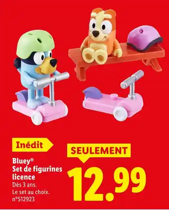 Lidl Bluey Set de figurines licence offre