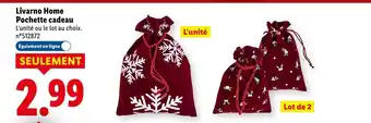 Lidl Livarno Home Pochette cadeau offre