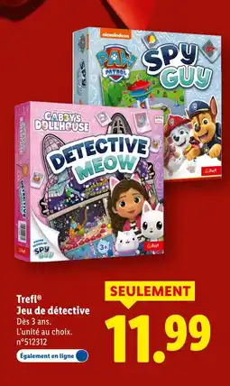 Lidl TREFL Jeu de détective offre