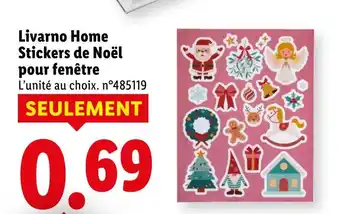 Lidl LIVARNO HOME Stickers de Noël pour fenêtre offre