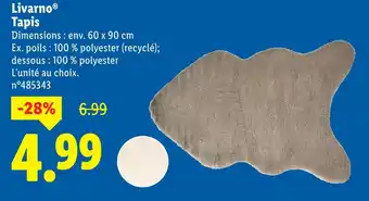 Lidl LIVARNO Tapis offre