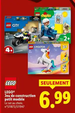 Lidl LEGO Jeu de construction petit modèle offre