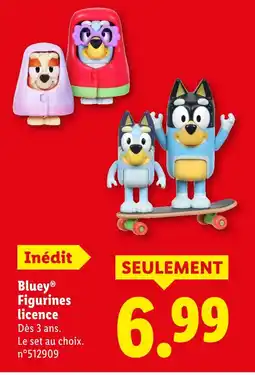 Lidl Bluey Figurines licence offre