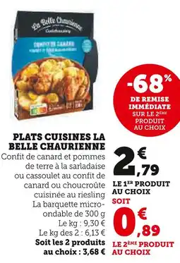 U Express LA BELLE CHAURIENNE Plats cuisines offre