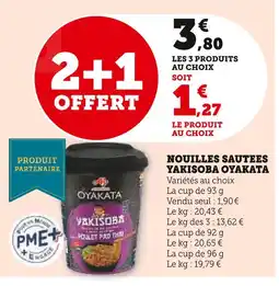 U Express Oyakata Nouilles sautées Yakisoba offre