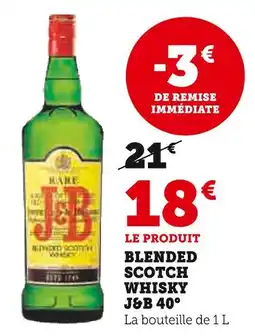 U Express J&B Blended Scotch Whisky offre