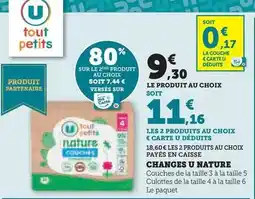 Super U U nature - changes offre