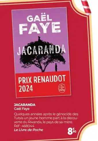 Auchan GAËL FAYE Jacaranda offre