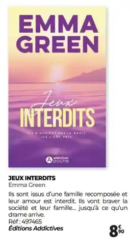 Auchan EMMA GREEN Jeux interdits offre