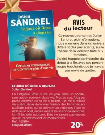 Le jour où rose a disparu