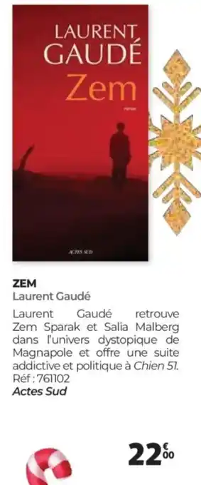 Auchan LAURENT GAUDÉ Zem offre