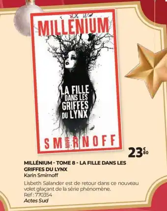 Auchan Millénium - tome 8 - la fille dans les griffes du lynx offre