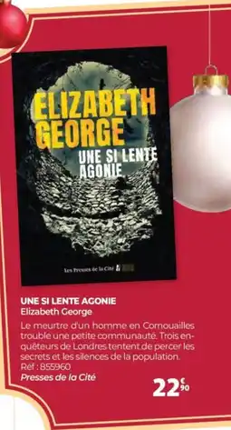 Auchan ELIZABETH GEORGE Une si lente agonie offre