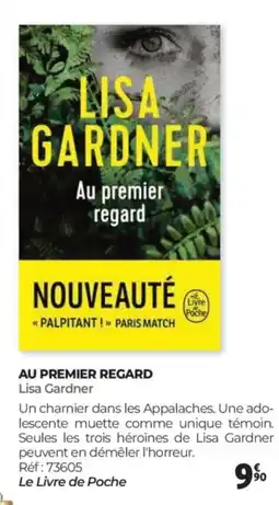 Auchan LISA GARDNER Au premier regard offre