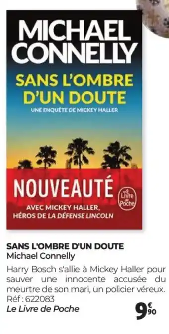 Auchan MICHAEL CONNELLY Sans l'ombre d'un doute offre