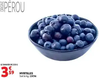 Auchan Myrtilles offre