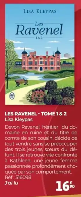 Auchan LISA KLEYPAS Les ravenel - tome 1&2 offre