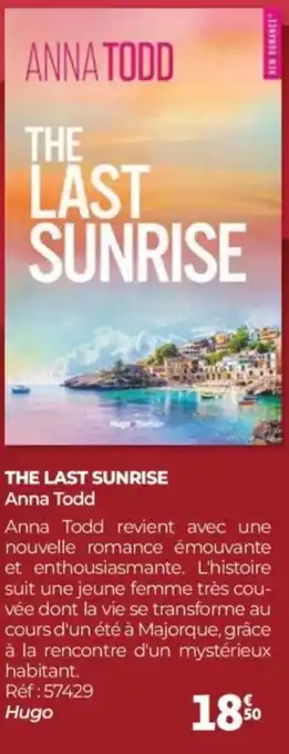 Auchan ANNATODD The last sunrise offre