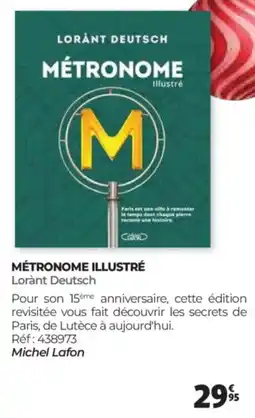 Auchan LORANT DEUTSCH Métronome illustré offre