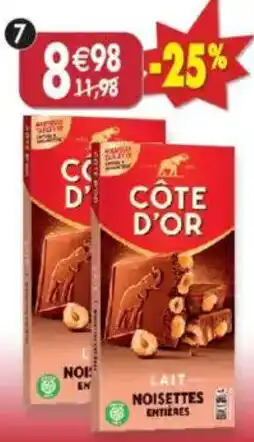 Maximo Lot de 2 blocs lait noisettes entières offre