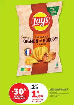 Bi1 Chips paysannes lay's offre