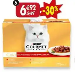 Maximo 12 barquettes gourmet gold les noisettes viande poisson offre