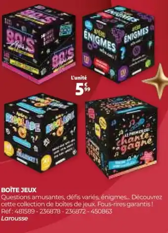 Auchan Boîte jeux offre