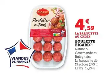 Bi1 Boulette bigard offre
