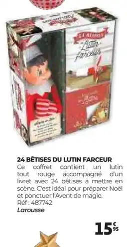 Auchan 24 bêtises du lutin farceur offre