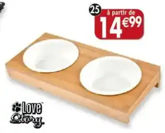 Maximo Double gamelle avec support offre