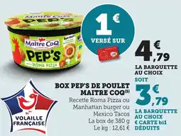 Bi1 Box pep's de poulet maitre coq offre