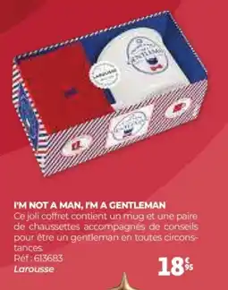 Auchan I'm not a man, i'm a gentleman offre