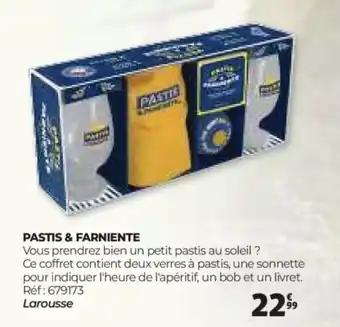 Auchan Pastis & farniente offre