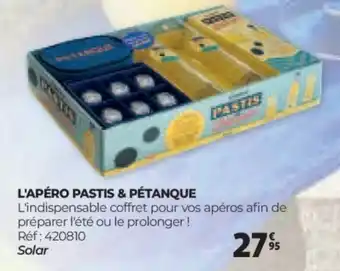 Auchan L'apéro pastis & pétanque offre