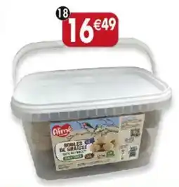Maximo Seau de 35 boules de graisse sans filet pour oiseaux offre
