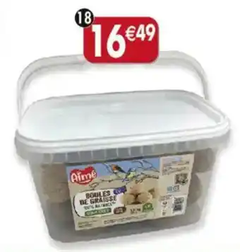 Maximo Seau de 35 boules de graisse sans filet pour oiseaux offre
