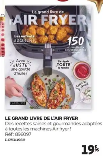 Auchan Le grand livre de l'air fryer offre