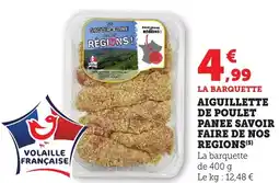 Bi1 La barquette aiguillette de poulet panee savoir faire de nos regions offre
