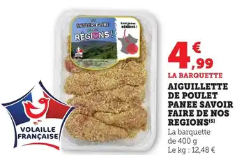 Bi1 La barquette aiguillette de poulet panee savoir faire de nos regions offre