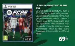 Auchan Le jeu ea sports fc 26 sur ps5 offre