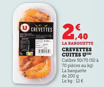 Bi1 Crevettes cuites u offre