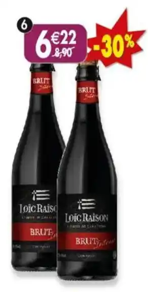 Maximo Lot de 2 bouteilles de cidre brut intense 6° offre