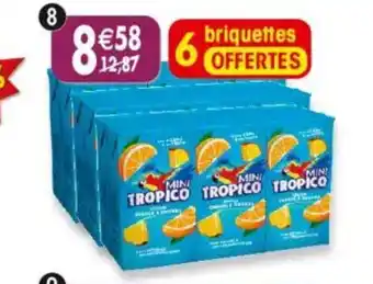 Maximo Lot de 2 x 6 briquettes de Tropico orange ananas offre