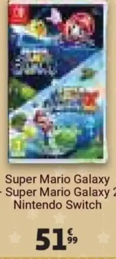Auchan Super Mario Galaxy + Super Mario Galaxy 2 Nintendo Switch offre