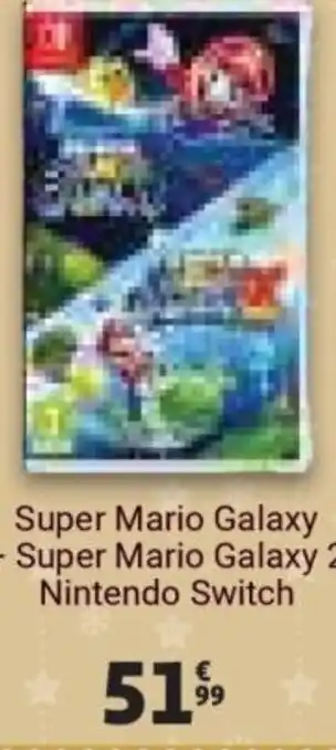 Auchan Super Mario Galaxy + Super Mario Galaxy 2 Nintendo Switch offre