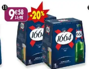Maximo Lot de 2 packs de 6 bouteilles de 1664 blonde-5,5° offre
