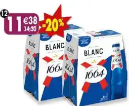 Maximo Lot de 2 packs de 6 bouteilles de 1664 blanche -5° offre